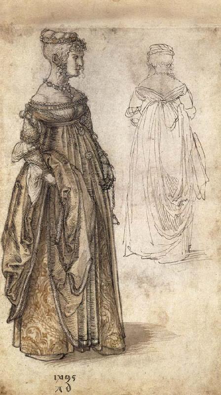 Albrecht Durer Two Venetian Ladies oil painting image